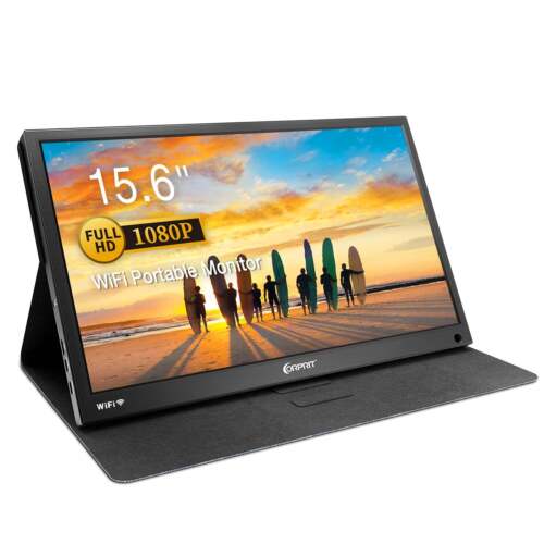 Portable Monitor 15.6" FHD 1080P Laptop Monitor USB-C Mini HDMI Computer Screen