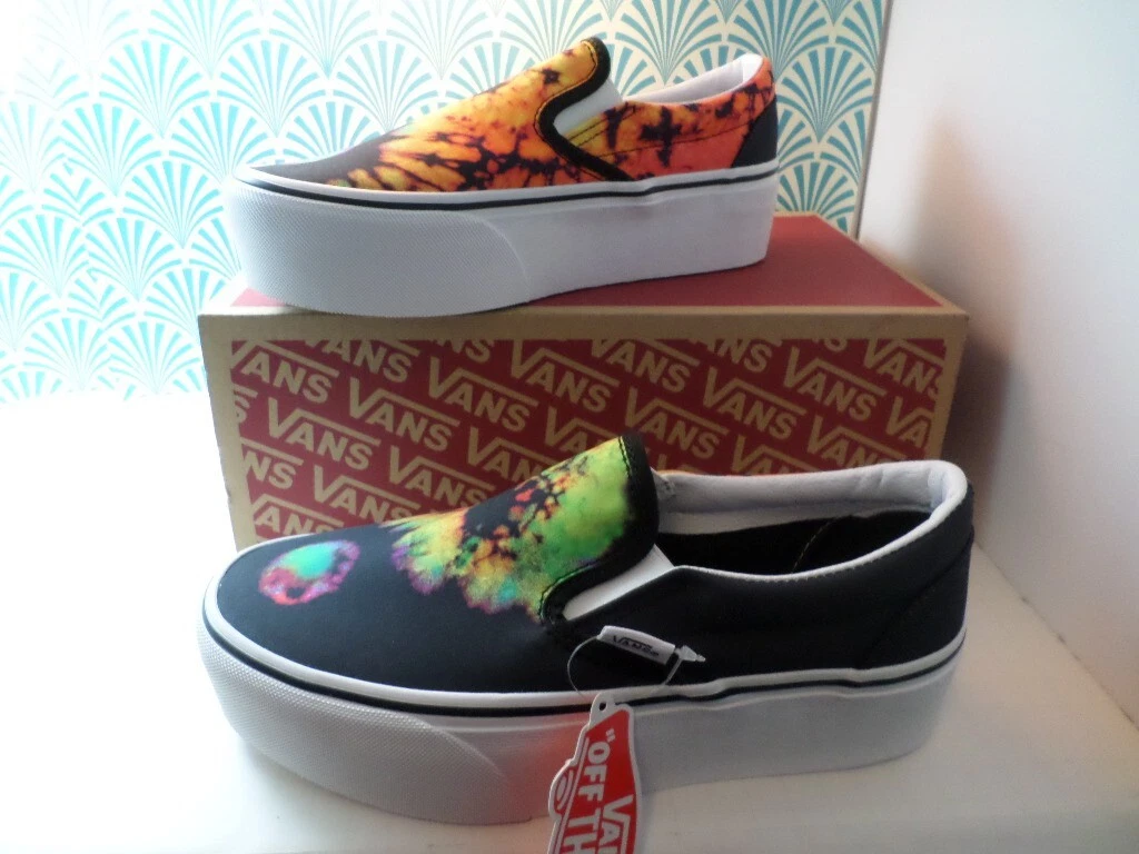 New in Box Vans Stackform paradoxical space black M 6 W 7.5 tie