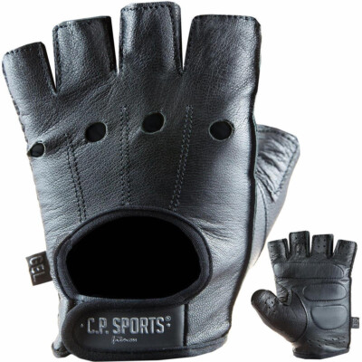 Sporthandschuhe - Fitness Handschuh - Echt Leder Extra Soft Premium mit Gel F7