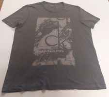 Calvin Klein Jeans Boys Crew Neck T-Shirt Lg Graphics Short Sleeve Tee Single St