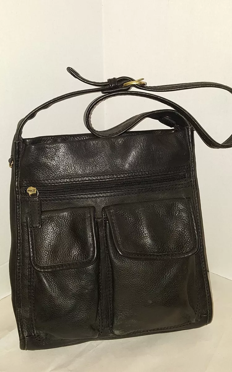 FOSSIL 70582 THE NEW AMERICAN CLASSIC BLACK LEATHER HAND SHOULDER BAG