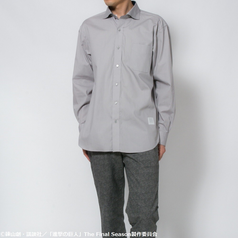 Attack on Titan Levi Ackerman Casual Shirt Cutaway Collar