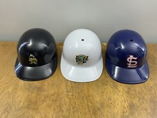 Set (3) Vintage Minor League Baseball Salt Lake Bees Buzz Replica Helmet Jumbo