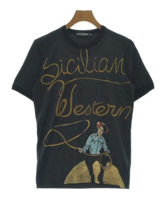 DOLCE&GABBANA T-shirt/Cut & Sewn Black 46(Approx. M) 2200494064023 