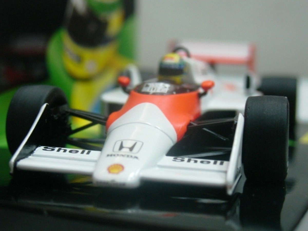 WOW EXTREMELY RARE McLaren MP4/3B Honda Senna Donington 1987 1:43