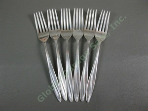 6 Gorham Firelight Sterling Silver 7 1/2" Inch Fork Set 335g Grams 12oz 925 NR