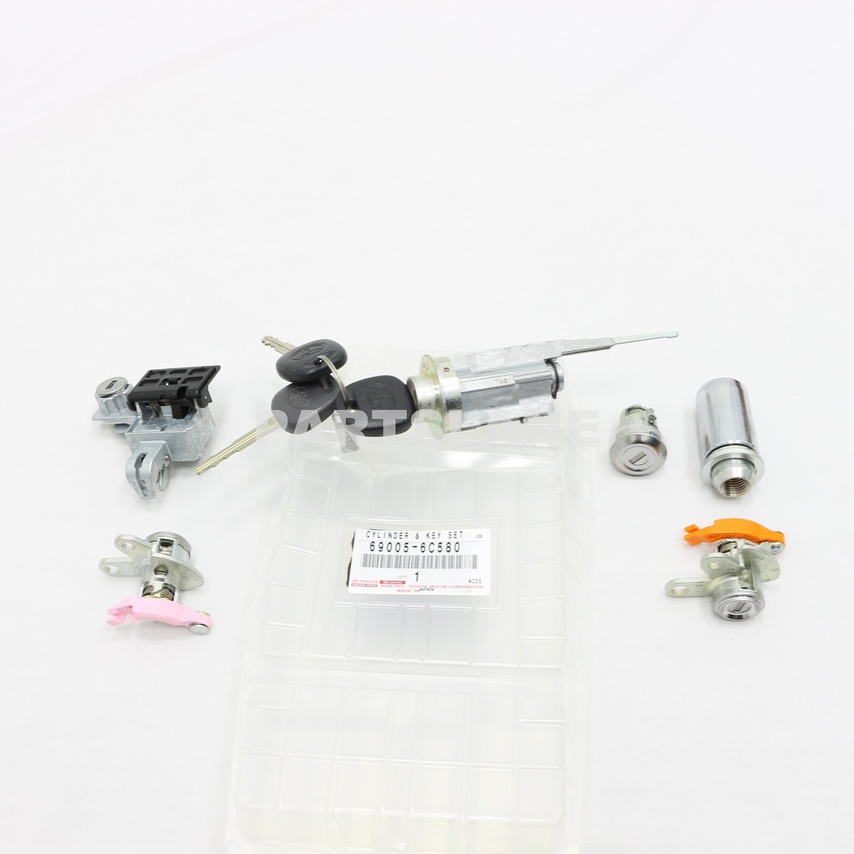 Toyota Land Cruiser OEM Genuine Lock Cylinder Set 69005-6C580 | eBay