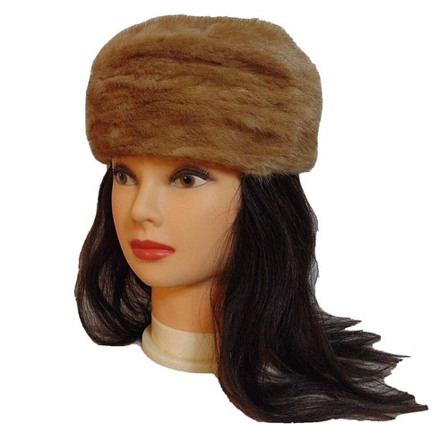 MINT CANADIAN PASTEL MINK FUR HAT CAP WOMEN WOMAN SIZE ALL NEW LINING! Mint Canadian Pastel Mink Fur Hat Cap Women Woman Size All  main image 2