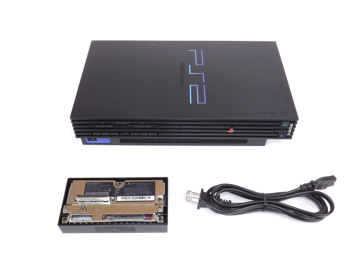 Sony PlayStation 2 PS2 Fat Console with SATA Upgraded OEM HDD