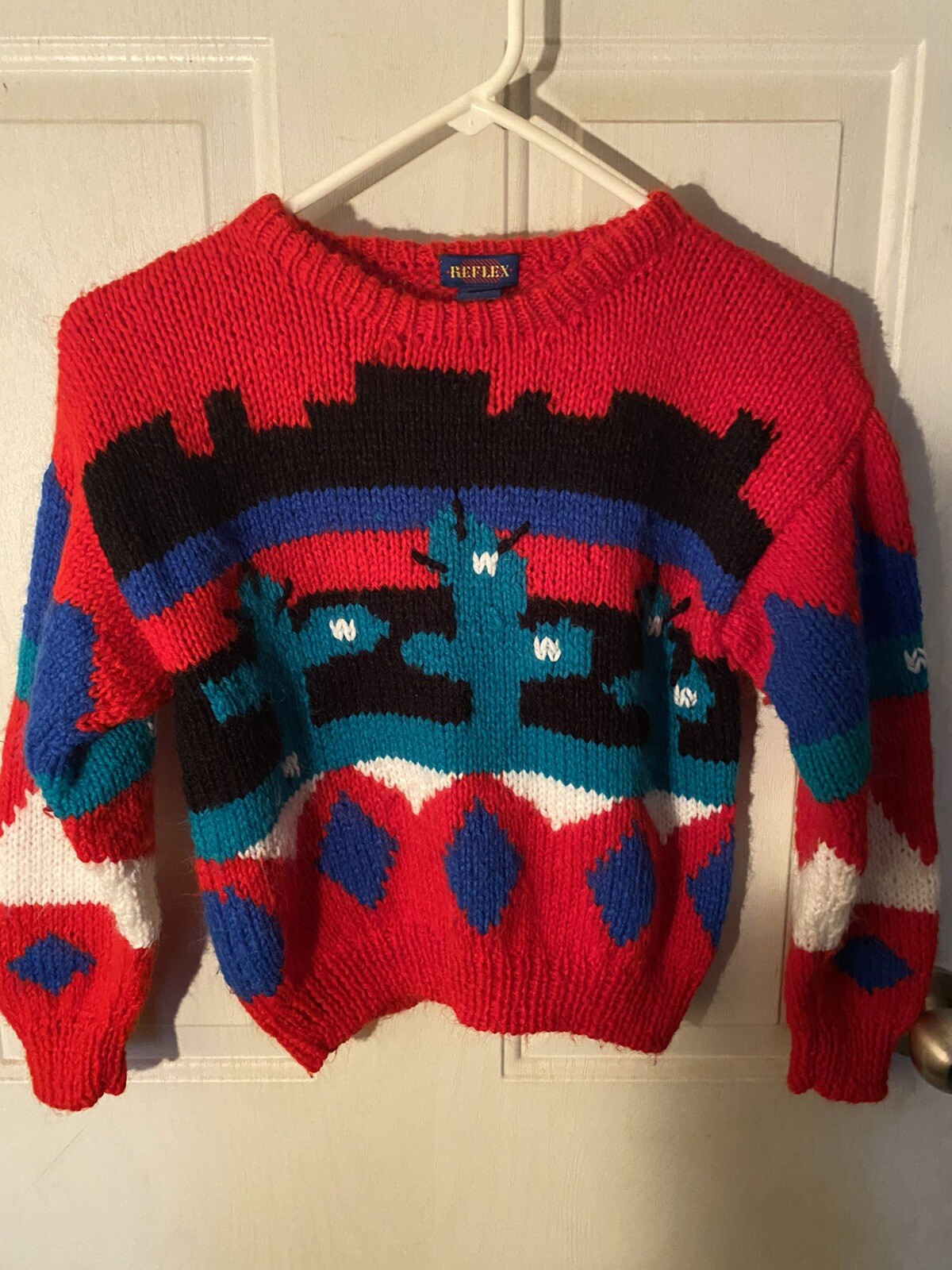 Acrylic Ugly Sweater Cactus Christmas 