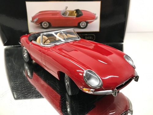 KK SCALE KKDC180482 JAGUAR E TYPE SERIES 1 1961 OPEN TOP -RED 1:18- GOOD IN BOX - Imagen 12 de 12