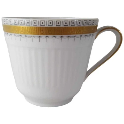 Kaffeetasse Tasse Seltmann Weiden Vohenstrauß Grau Gold Dekor - Bild 1 von 2