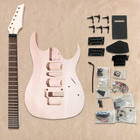 6 String DIY Electric Guitar Kit Mahogany Body Rosewood Fretboard — photo 3
