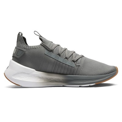 PUMA Softride Symmetry Fuzion Fade Lace Up  Mens Grey Sneakers Casual Shoes 3112
