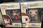 Funko Pop! Television New Girl Jess #648 & Nick #651 Vaulted Vinyl Figures