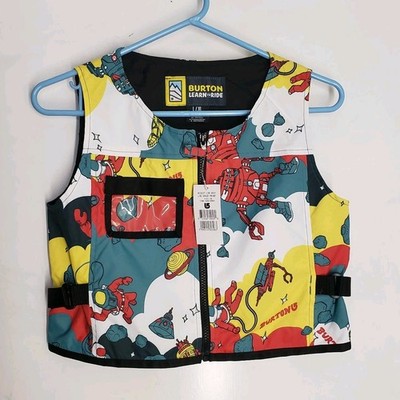 Burton Learn To Ride LTR Riglet Snowboard Vest Size Youth Kids L/XL