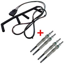 Faisceau + 4 Bougies Préchauffage Pour VW Golf 4 1.9 TDI 150CV 038971220C