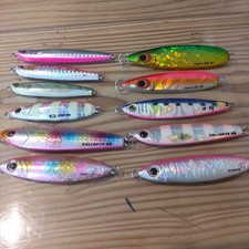 Calllop Metal Jig Set, 11 pcs, Light Tackle, Blue/Gray, Fishing Lures