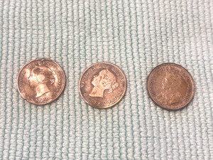 Canada Silver Five Cents 1893, 1898, 1920  / SILVER