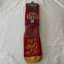 Freaker USA New with Tag Socks for Men One Size Turn Down for Tut King Tut New