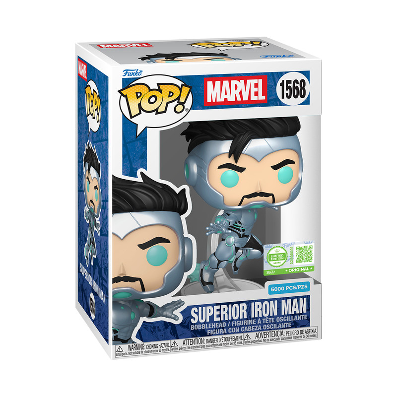 Funko Pop Superior Marvel Iron Man Ultra #1568 con protector limitado 5000 piezas