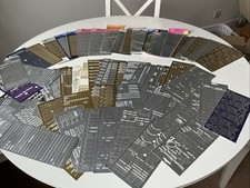 BIG BUNDLE OF CRAFT AND CARD MAKING PEEL OFF STICKERS , PHRASES AND NUMBERS