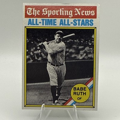 1976 Topps - The Sporting News AllTime All-Stars Babe Ruth #345