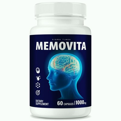 Memovita Capsules- Memo Vita Master Formula for Memory Support 60ct