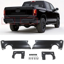 Gloss Black Rear Step Bumper End Cap Cover For 2021-25 Ford F-150 F150 Tremor