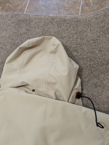 Sportif Riding Jacket Mens Large Brown Gortex Hooded Full Zip - Picture 15 of 15