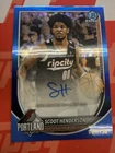 2025-26 Bowman Basketball Scoot Henderson True Blue Refractor Auto 67/150