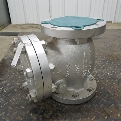 Kitz 150 SCOS 4'' Swing Check Valve, Class 150, WCB Body, CR13 Disc, HF Seat