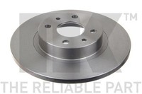 2X Bremsscheibe NK 209932 FüR Lancia Ypsilon Fiat 155 146 Marea Alfa 145 Brava 1