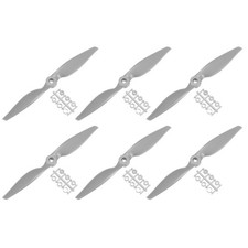 6 Pcs 10x5 Inch Propeller RC Propellers 2-Vane Blades Props w Adapter Rings