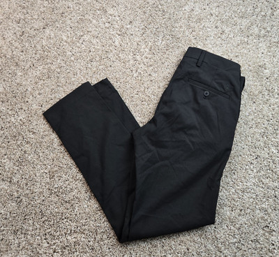 Dockers Tech Chino Pants 29x30 Mens Black Slim Fit Supreme Flex Straight Leg