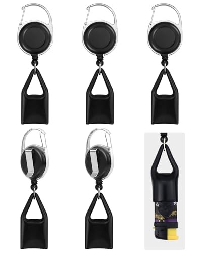Clip, Lighter Holder Keychain With Clip (black)