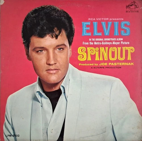 Elvis Presley - Spinout Vintage 12" Vinyl 33 RPM LP Record Album LPM-3702 1966
