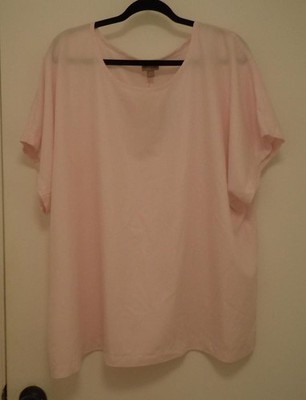 J. JILL ROSE WATER BLOUSE, SIZE 3X (24), NWT