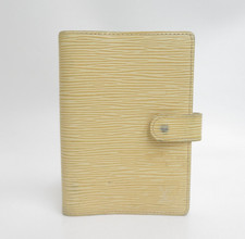 Authentic LOUIS VUITTON Epi Agenda PM Day Planner Notebook Cover S 48708