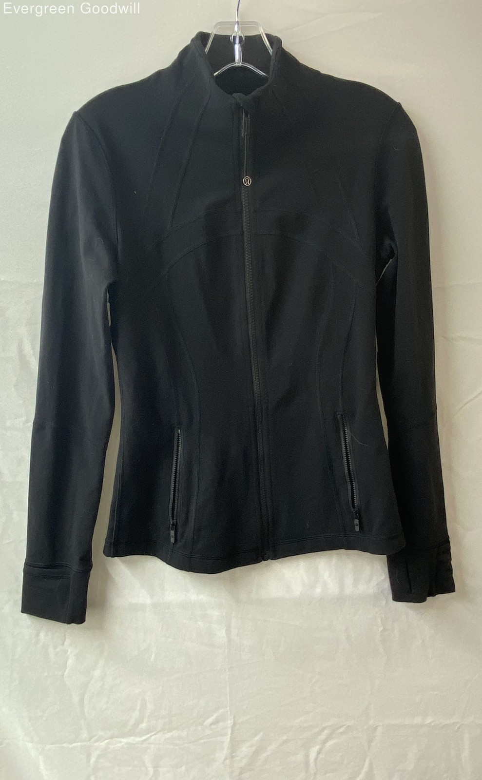 Lululemon Women's Black Long Sleeve Activewear Define Full-Zip Jacket Size 6