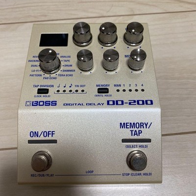 Boss DD-200 Digital Delay Gitarrenpedal-Effekt 32 Bit getestet funktioniert
