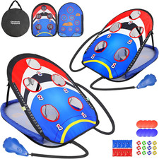 Pool Cornhole Game Floating, Double Sided Pool Games for Adults, 3X2Ft Water and