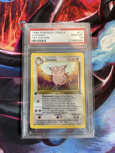 Clefable (1st Edition) graded PSA 10 for sale on eBay