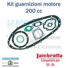 Kit Guarnizioni Motore Lambretta SX 200 - DL 200