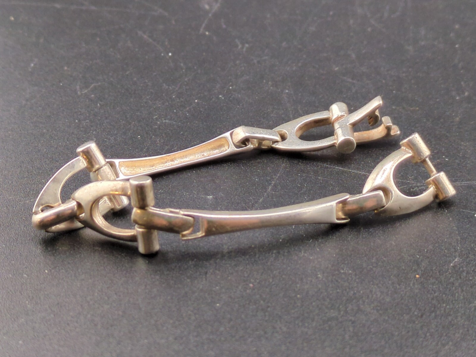 Impressive Solid Sterling Horseshoe Equestrian Ho… - image 1