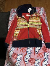 Kids Crewcuts X Kid Made Modern Candy-Print Hoodie Sweatshirt Size 4-5 NWT