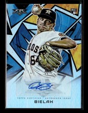2021 Topps Fire #AV-BB Brandon Bielak Rookie Auto Houston Astros