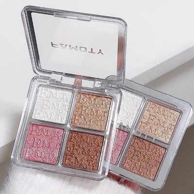 Gesichts Highlighter Palette Illuminator Bronzer Schimmernd Glitzernd Wasserfest