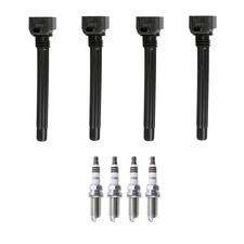 Denso 4 Ignition Coil 4 NGK Iridium Spark Plu...