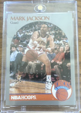 NBA Hoops 1990 Mark Jackson #205 New York Knicks Base Set Basketball Card